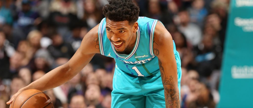 Malik Monk sous le maillot des Hornets.