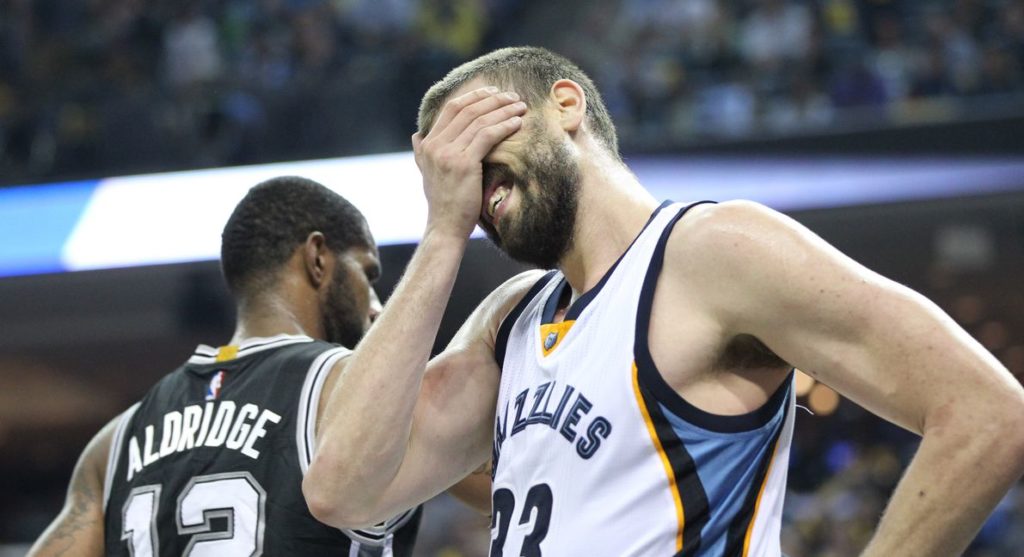 Marc Gasol triste