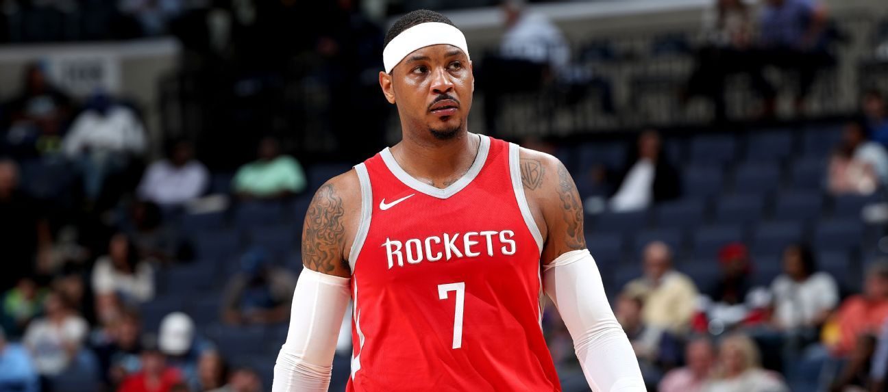 Malgré un début de saison très compliqué pour les Rockets, Carmelo Anthony ne veut pas céder à la panique.