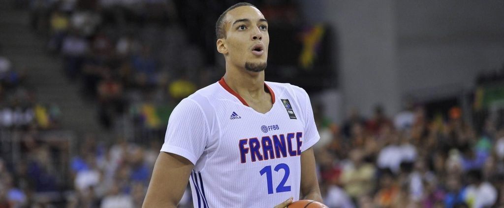 Rudy Gobert, pivot en Equipe de France