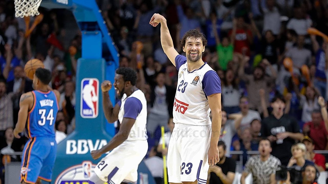 Sergio Llull sous le maillot du Real Madrid
