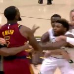 NBA – Le gros accrochage entre J.R Smith et les Celtics !