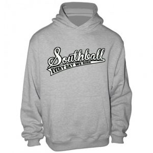 Le hoodie à capuche gris Southball Hoodie Ballin