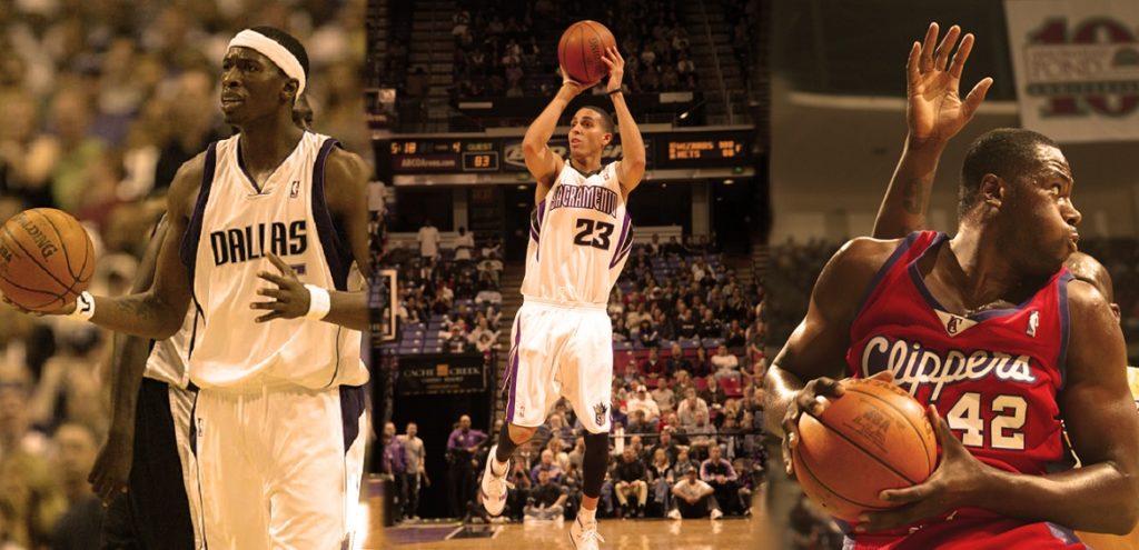 Kevin Martin, Elton Brand et Josh Howard