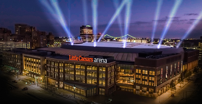 La Little Caesars Arena, salle des Detroit Pistons en NBA