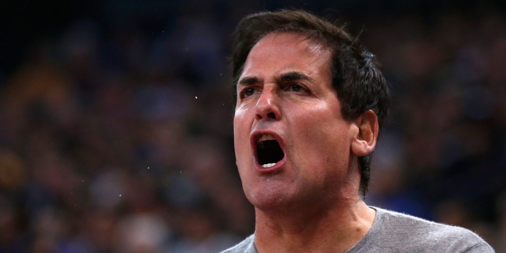 Mark Cuban en colère