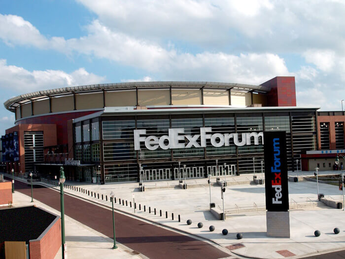 Le FedExForum, salle des Memphis Grizzlies en NBA