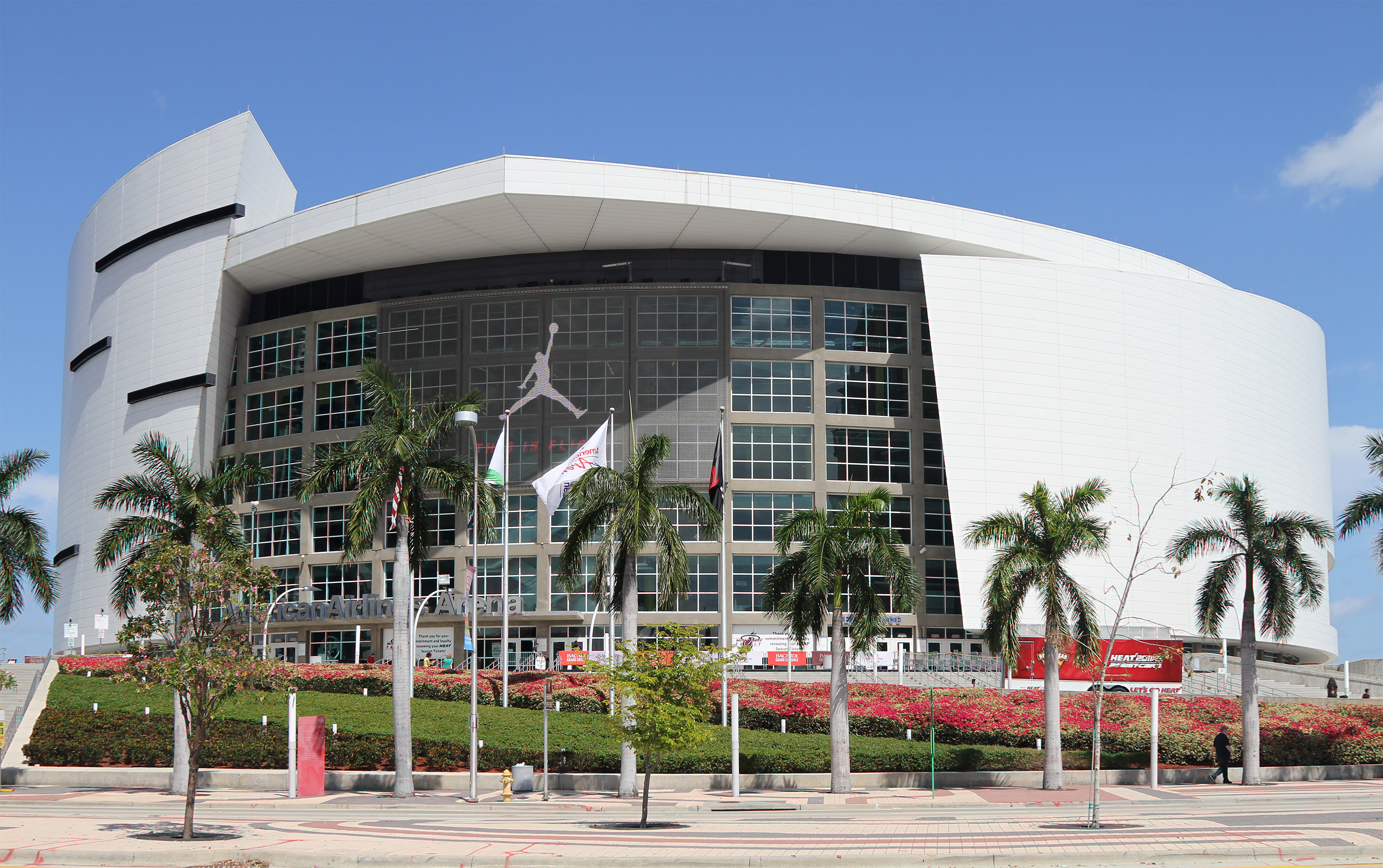 L'American Airlines Arena, salle du Miami Heat en NBA