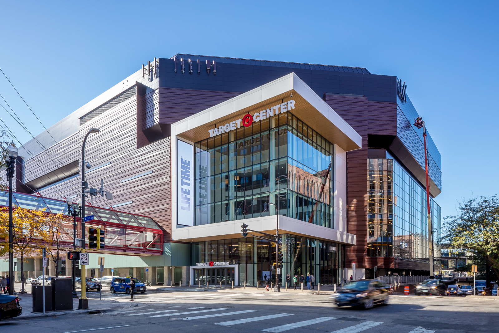 Le Target Center, salle des Minnesota Timberwolves en NBA