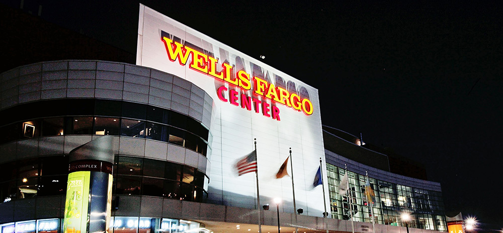 Le Wells Fargo Center, salle des Philadelphia 76ers en NBA