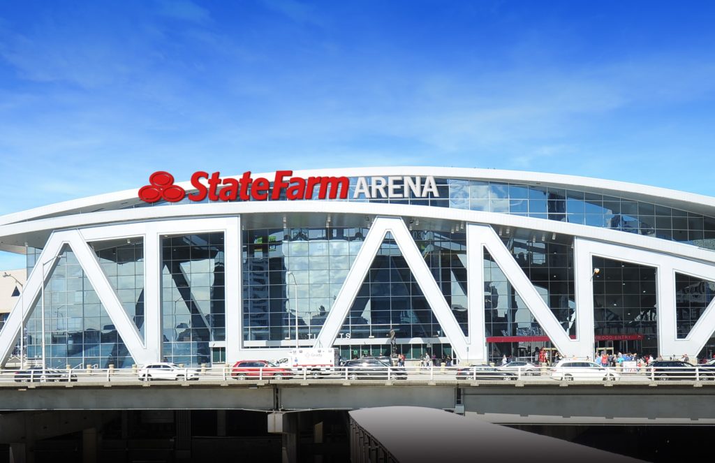 La State Farm Arena, salle des Atlanta Hawks en NBA