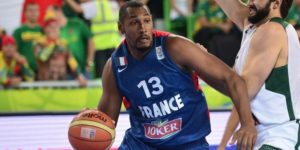 Boris Diaw sous le maillot de l'équipe de France