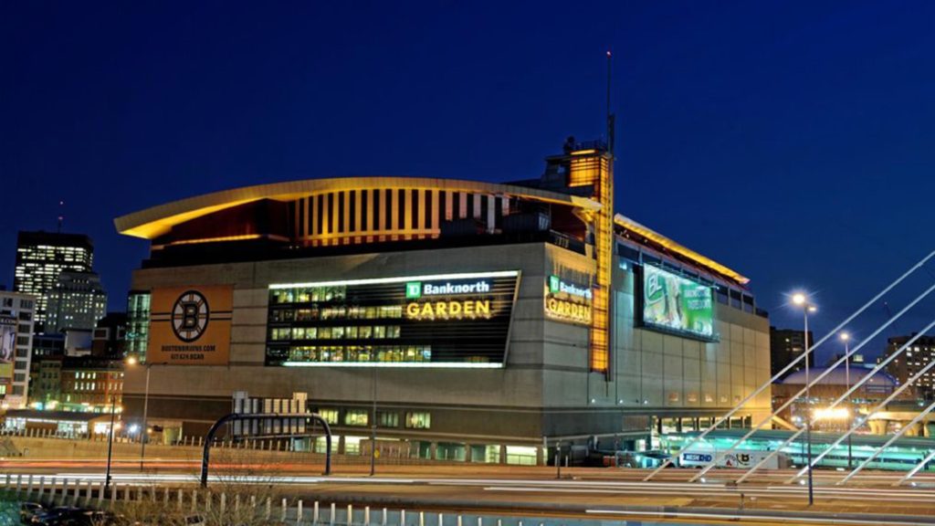 Le TD Garden, salle des Boston Celtics en NBA