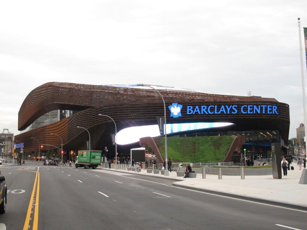 Le Barclays Center, salles des Brooklyn Nets en NBA