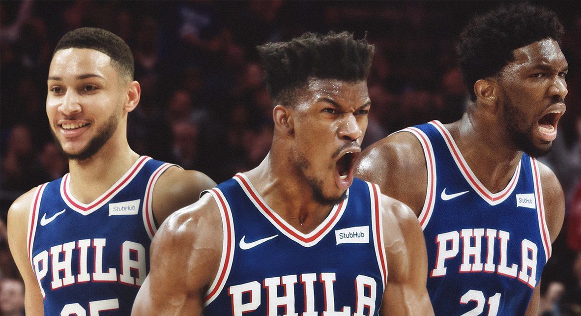 Jimmy Butler Ben Simmons Joel Embiid Sixers