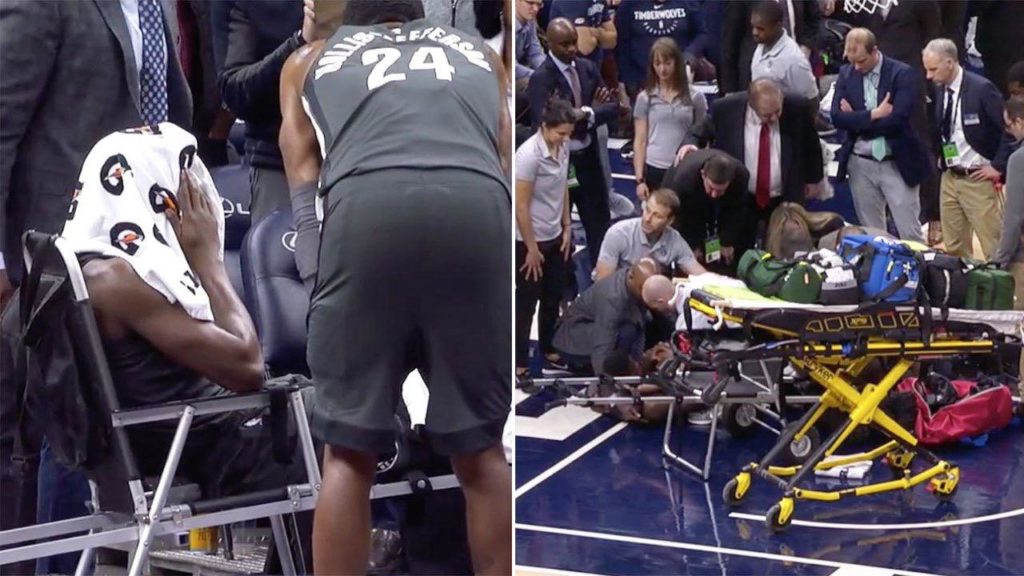 Caris Levert blessé