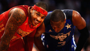 NBA – Dwyane Wade vient à la rescousse de Carmelo Anthony