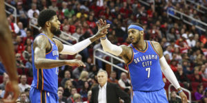 NBA – Paul George défend Carmelo Anthony