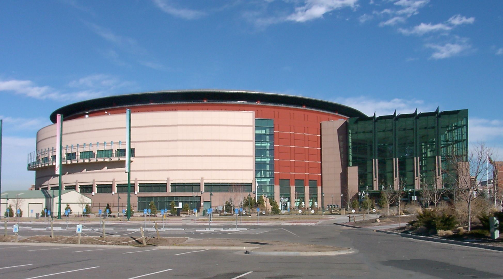 Le Pepsi Center, salle des Denver Nuggets en NBA