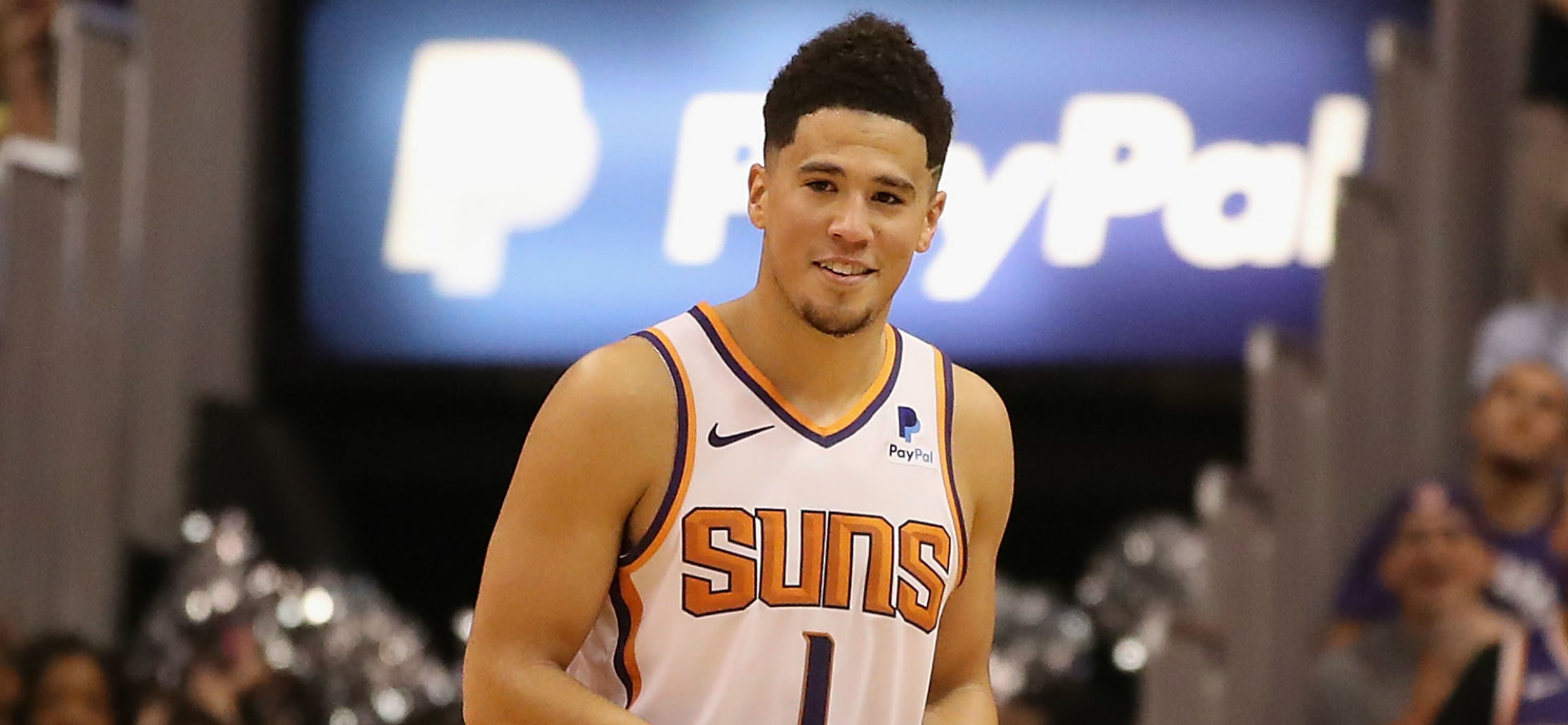 Devin Booker sous le maillot des Suns