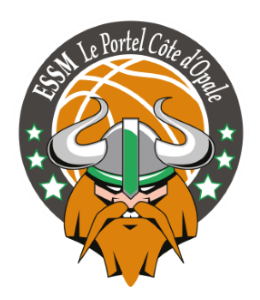 Logo de l'ESSM Le Portel Cote d'Opale en Jeep Elite