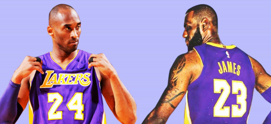Kobe Bryant LeBron James Lakers