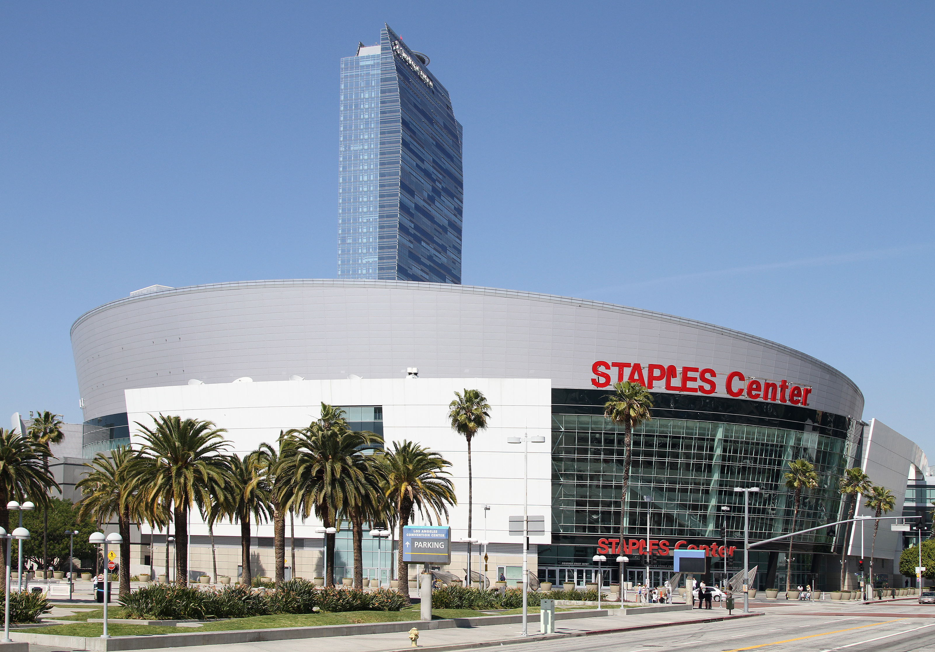 Le Staples Center, salles des Los Angeles Clippers et des Los Angeles Lakers en NBA