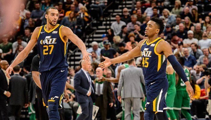 Rudy Gobert et Donovan Mitchell, le duo de stars du Utah Jazz