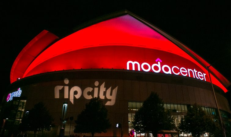 Le Moda Center, salles des Portland Trail Blazers en NBA