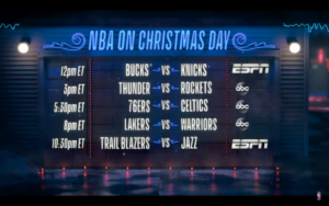 NBA – La nouvelle pub géniale pour les affiches de Noël