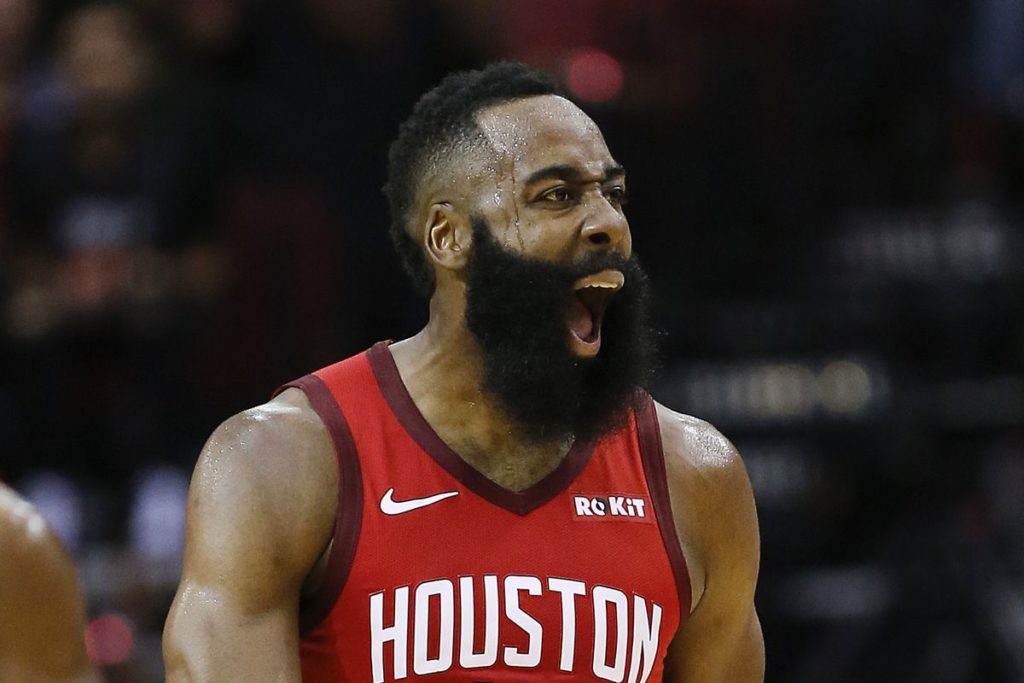 James Harden sous le maillot des Rockets