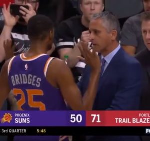 NBA – Le ton monte entre le coach et Mikal Bridges à Phoenix
