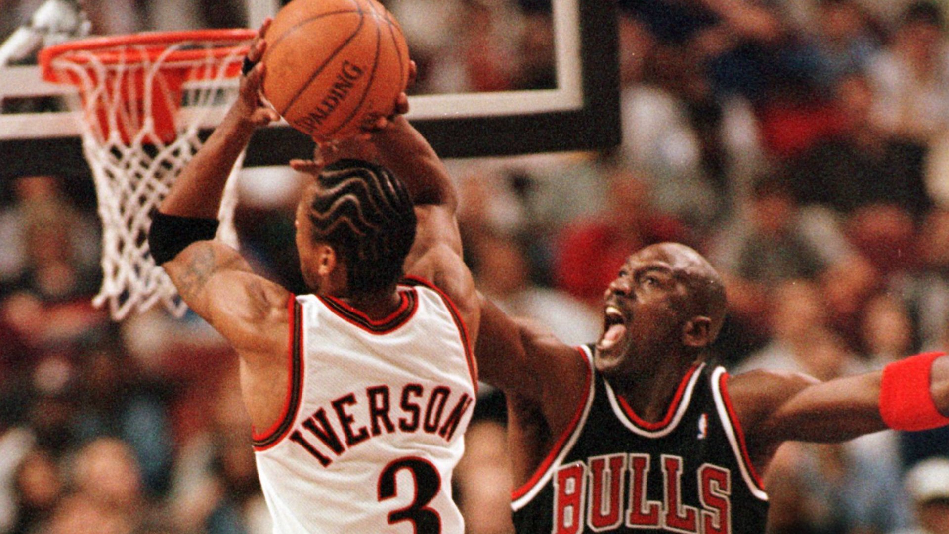 Allen Iverson et Michael Jordan