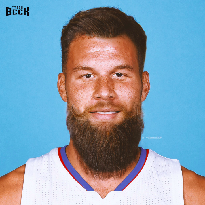 Blake Griffin coupe de cheveux rétros