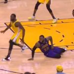 NBA – LeBron James se blesse pendant le match face aux Warriors !