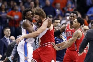 NBA – Les sanctions pour la bagarre Bulls/Thunder sont connues !