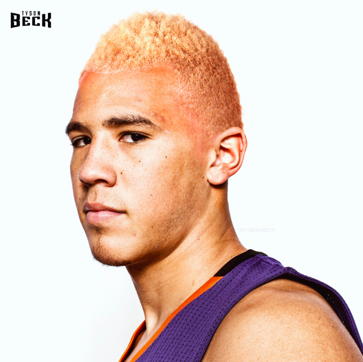 Devin Booker  coupe de cheveux rétro