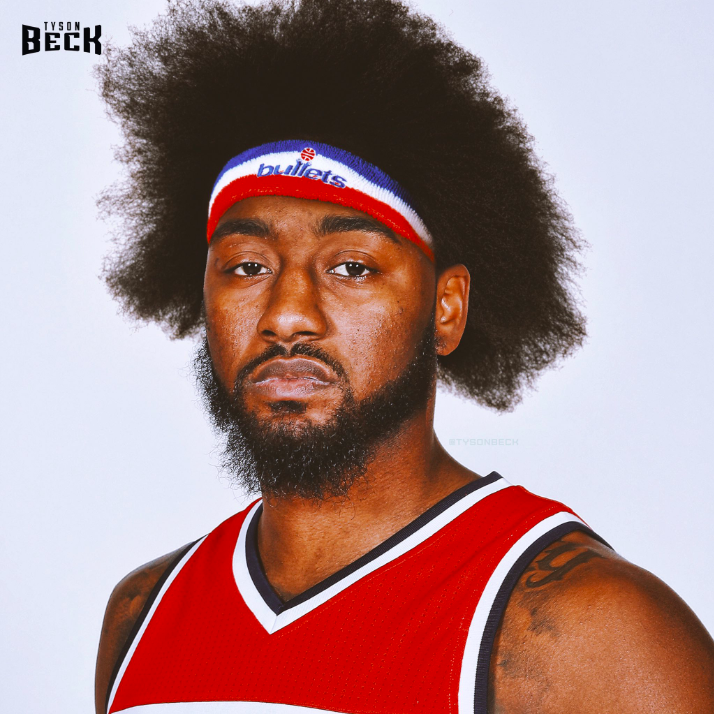 John Wall coupe de cheveux rétros