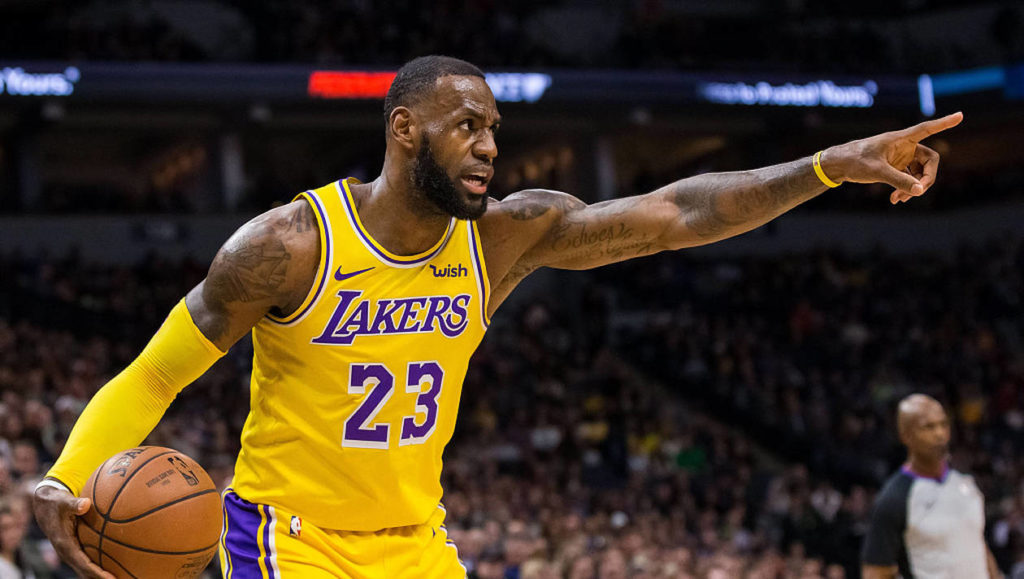 LeBron James aux Lakers