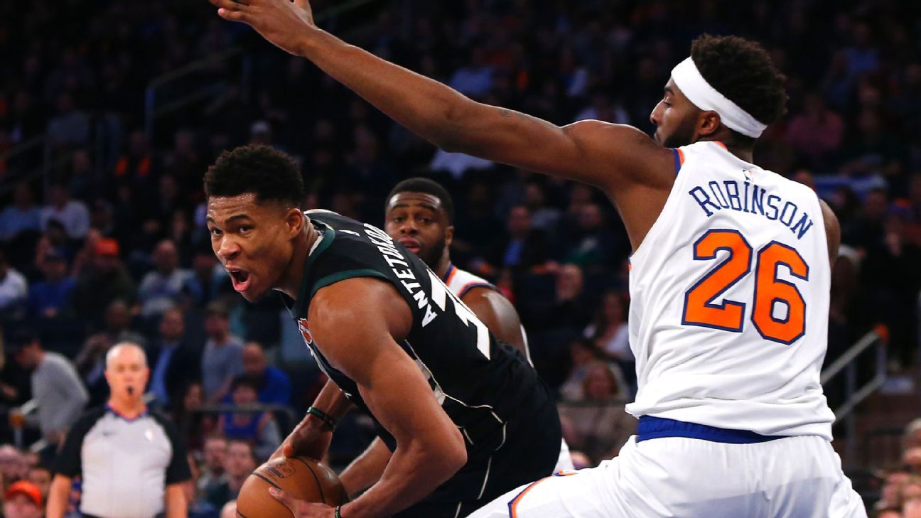 Giannis Antetokounmpo donne du file à retordre aux coachs de la ligue. Au tour de David Fizdale de faire l'éloge du Greek Freak.