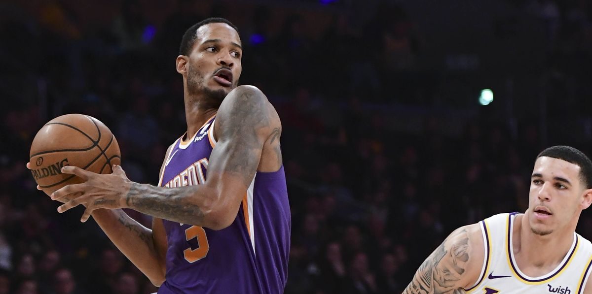 Trevor Ariza, sous le maillot des Phoenix Suns, face aux Los Angeles Lakers