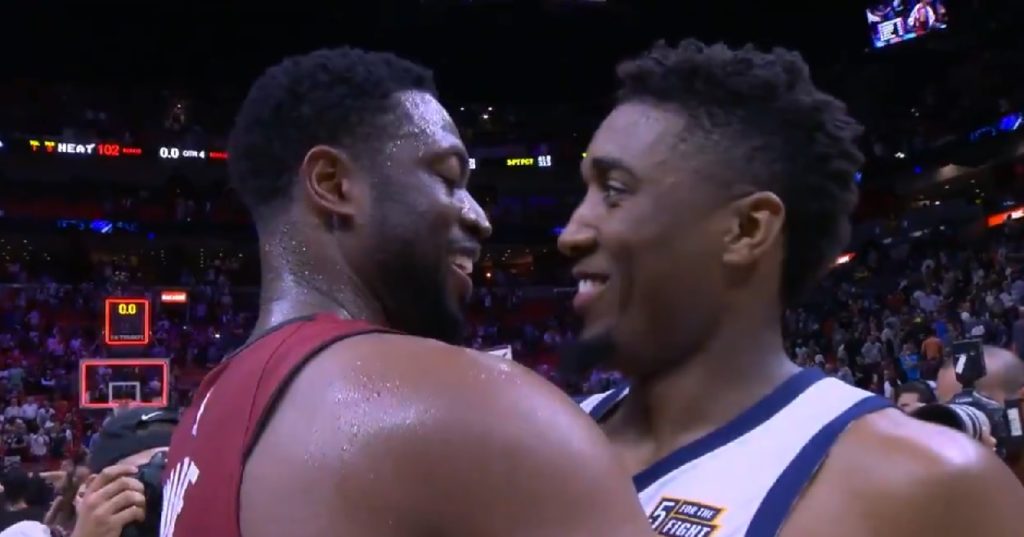 Donovan Mitchell Dwyane Wade