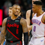 NBA – Quand Westbrook provoque Damian Lillard sur la ligne des lancers