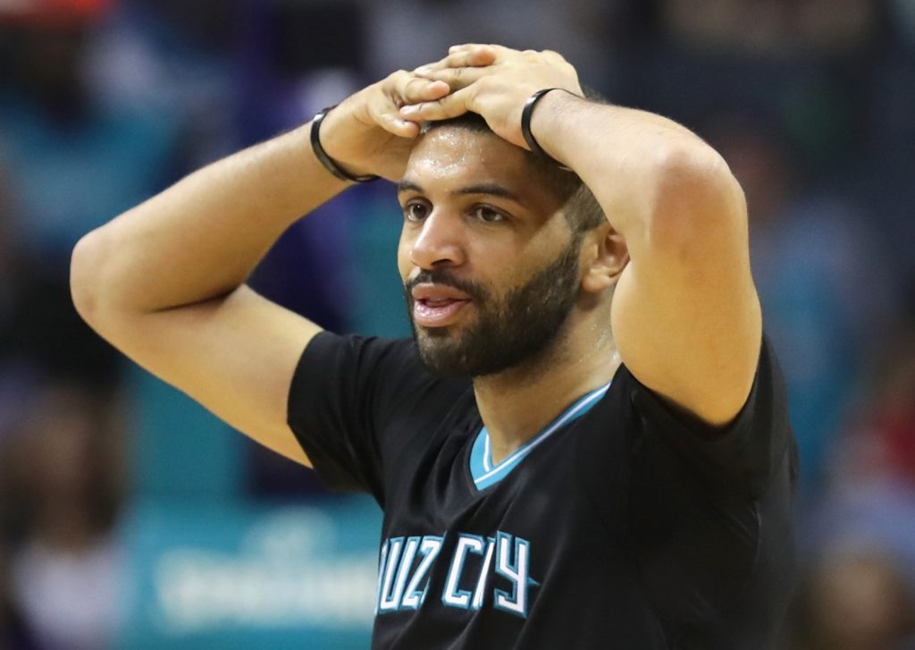 Nicolas Batum sous le maillot des Hornets