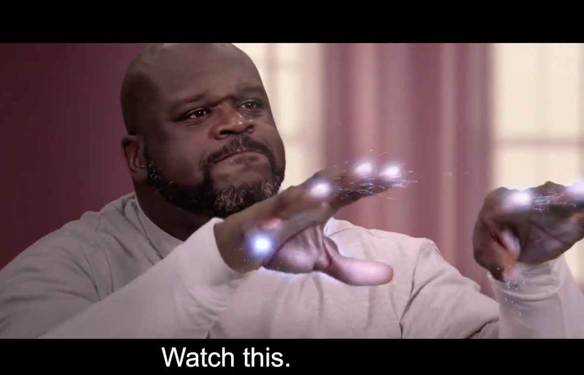 Shaquille O'Neal Glass parodie