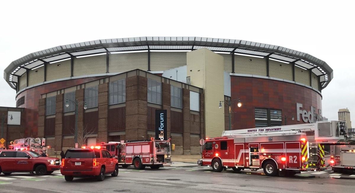 Un incendie s'est déclaré dans le FedExForum quelques heures avant le match entre les Grizzlies et les Hornets