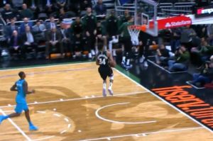 NBA – Le raté WTF de Giannis en contre-attaque