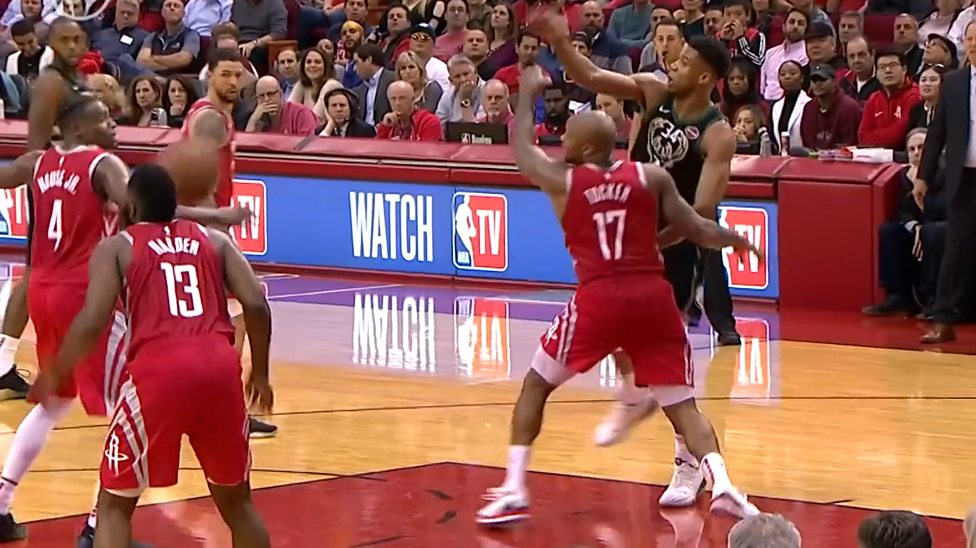 giannis tire sur harden