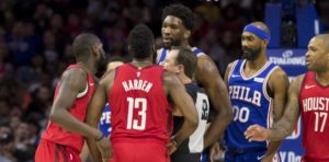 NBA – Ça chauffe entre James Harden et Joel Embiid !