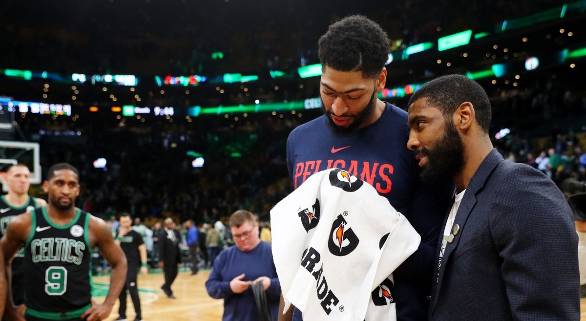 Anthony Davis Kyrie Irving Celtics